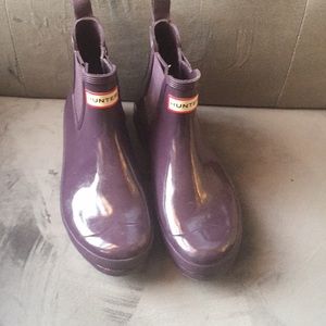 Purple short  rainboots